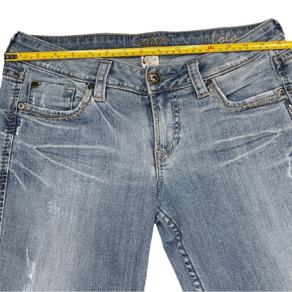 Silver Jeans Lola Bootcut Distressed Sz 29x33 - Picture 12 of 12